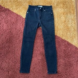 Madewell 9” mid rise skinny jeans